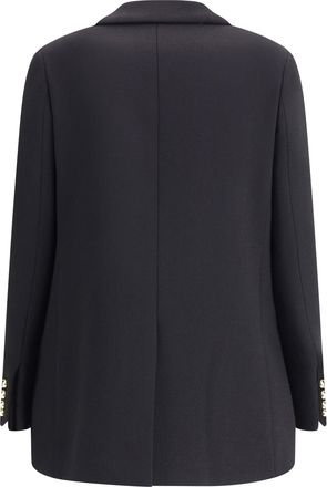 Blaz&eacute; Milano Womens Resolute Everyday Blazer Jacket Black Fleece Wool Ovis Aries Blazers & Vests