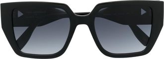 Karl Lagerfeld tinted square-frame sunglasses - women - Acetate - 52 - Black