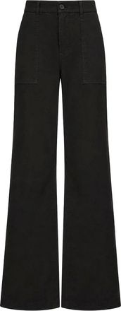 Dondup Amely Pantaloni Larghi - - Trousers - Donna - Nero - W30