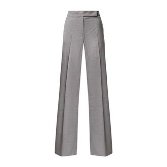 Max Mara Wide Trousers - female - Max Mara - Wide Trousers - Green - 2XS - Trousers