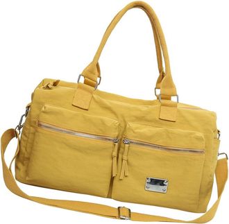 Generic SXRQ Modern Travel Bags With Generous Storage Compartments Tear Resistant Nylon Handbag Shoulder Bags For Gym Enthusiasts Spacious Fitness Equipment O