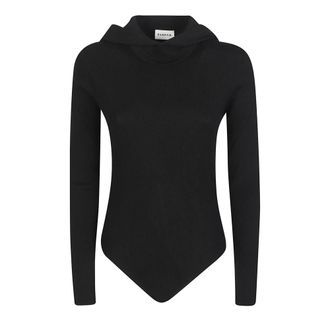 P.A.R.O.S.H. Full-Body, female, Black, L, Leila Long Sleeve Body