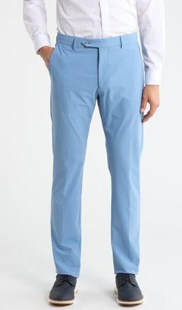 Zanella Mens Active Stretch Flat Front Pants in Light Blue at Nordstrom Rack, Size 40 X R