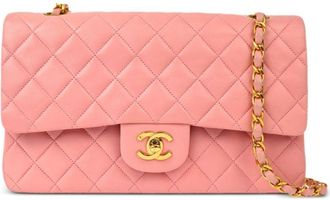 Chanel 1997 medium Double Flap shoulder bag - Pink