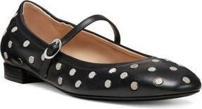 Stuart Weitzman Claris Stud Ballet Flat in Black at Nordstrom Rack, Size 11