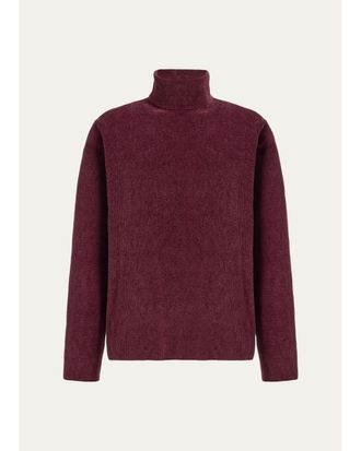 Gabriela Hearst Mens Almoner Silk Turtleneck Sweater