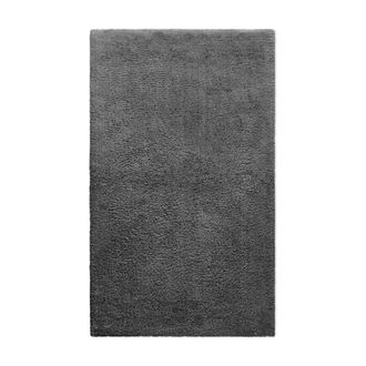 Wecon Home Alfombra de ba&ntilde;o gris granito de algod&oacute;n 60x100