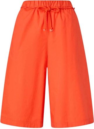 Pinko Pinko, Korte Broeken, Dames, Oranje, XS, Katoen, Alcamo Bermuda Popeline
