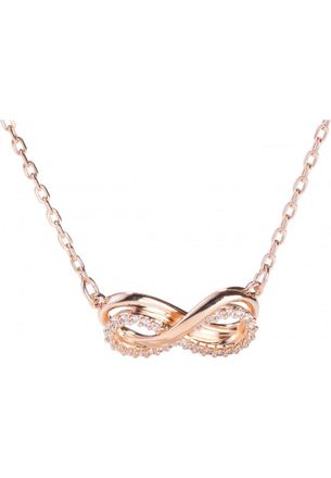 Swarovski Womens 5701561 Ladies Hyperbola Necklace - Rose Gold Metal - One Size