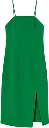Thinking Mu Zomerjurken - Dames - Casual kleedjes - Groen - M - Kleedjes