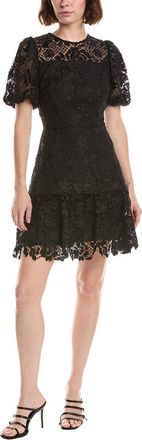 Milly Yasmin Rose Mosaic Mini Dress