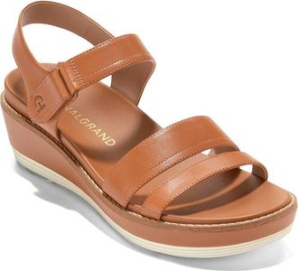 Cole Haan OG Peyton Flatform Leather Wedge Sandal