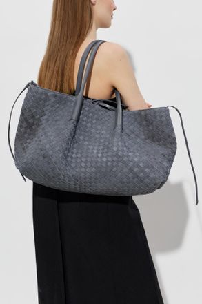 Bottega Veneta Reversible Bag Pinacoteca Large, Womens, Grey