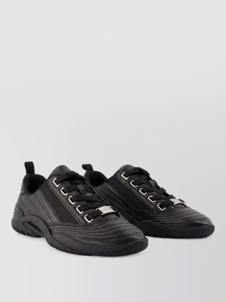 Lanvin leather lace-up sneakers