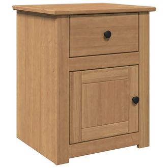 vidaXL Vidaxl - Mesita De Noche Panama Madera Maciza De Pino 46x40x57 Cm