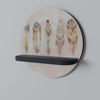 OEM Estante Redondo Negro The Deliquesce