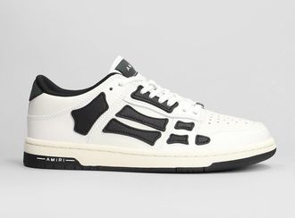Amiri Sneakers Skel top low in pelle bianca