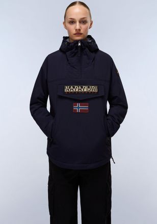 Napapijri Funktionsjacke NAPAPIJRI RAINFOREST, Damen, Gr. XS, blau (blu marine), Web, Obermaterial: 100% Polyamid, unifarben, regular fit normal, Rundhals, eing