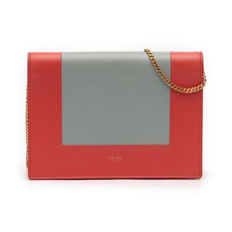 Celine Pre-owned Chain Wallet - Dames - Pre-owned - Rood - Maat: ONE Size