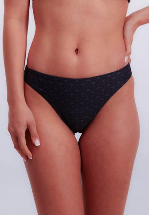 Joop Bikini-Hose JOOP Diamond Cornflower, Damen, Gr. 36, N-Gr, bunt (aop), Elasthan, Polyamid, gemustert, unifarben, Badehosen Bikini-Hose, mit diskretem L