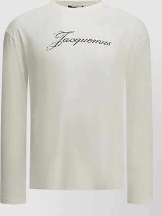 Jacquemus logo-print long-sleeve t-shirt