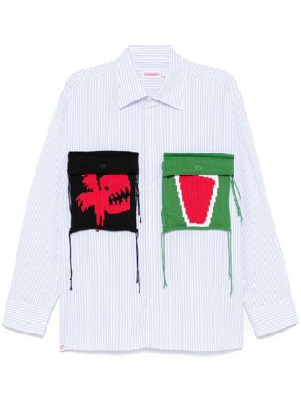 Charles Jeffrey Loverboy Camicia con tasche - Blu