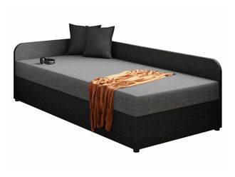 Mirjan24 Mobilier1 - Cama Memphis 128, Lux 23 + Lux 06, Individuales, 90x200, Tapiz, Somieres, 95x205x60cm