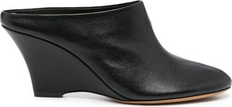 Khaite The Apollo 75mm leather sandals - women - Calf Leather/Calf Leather/Calf Leather/Rubber - 41 - Black