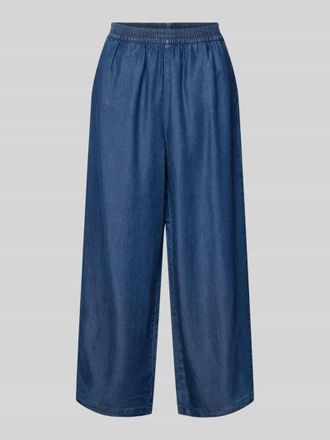 Only Relaxed Fit Culotte aus reinem Lyocell Modell CHARIS in Jeansblau, Gr&ouml;&szlig;e XL