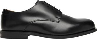 Calvin Klein Leren Derby Veterschoenen met Kussenzool - Heren - Nette schoenen - Zwart - 40 EU - Leer - Schoenen