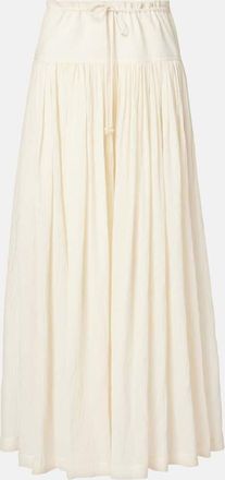 The Row Pantalones anchos Berenice de muselina de algod&oacute;n