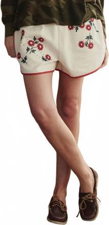 The Great. Dolphin Floral Short In Natural