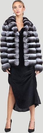 Gorski Horizontal Chinchilla Jacket