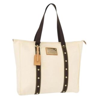Louis Vuitton Pre-owned Tote Bags, female, Beige, Size: ONE SIZE Pre-owned Vintage Leather Tote Bag