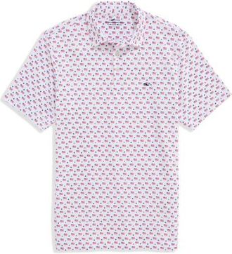 Vineyard Vines Sankaty Performance Polo in White at Nordstrom, Size X-Large