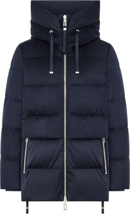 Duno Keiko Jas - Dames - Winterjassen - Blauw - 2XL - Wol - Jassen