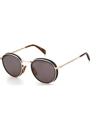 David Beckham Womens DB 1033 49 S 2M2E9IR Sunglasses - Gold - One Size
