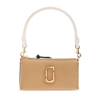 Marc Jacobs Schoudertas The Snapshot Convertible - Dames - Schoudertassen - Beige - ONE Size - Leer - Tassen