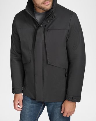 Andrew Marc Mens Sueded Midweight Jacket
