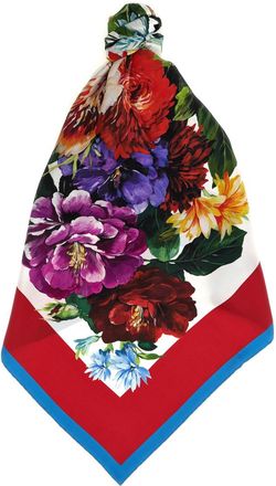 Dolce & Gabbana Multicolor Floral print scarf
