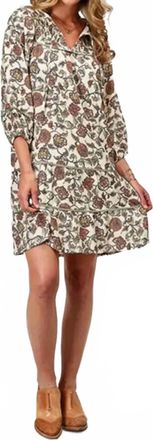 Roper Vintage Floral Dress In Cream