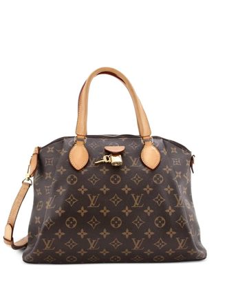 Louis Vuitton Rivoli Handbag Monogram Canvas MM satchel - Brown