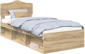 vidaXL Estructura De Cama Sonoma 100 X 200 Cm Madera De Pino Macizo Vidaxl