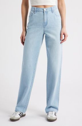 1822 Denim High Waist Baggy Straight Leg Jeans in Odelle at Nordstrom, Size 25