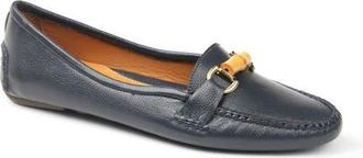 Patricia Green Jillian Driving Loafer in Navy Leather at Nordstrom, Size 9.5