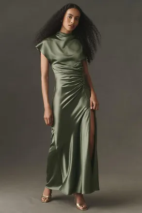 Mare Mare Cade Satin Maxi Dress by Mare Mare
