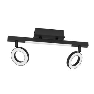 Eglo Eglo Cardillio 2 Plaf&oacute;n Led Negro 38,5x17,5x8,5 Cm