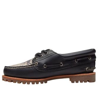 Timberland (WMNS) Timberland Authentic Boat Shoe Snake Black TB0A2GNVAFT