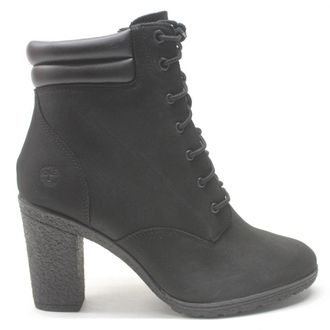 Timberland Tillston 6 Inch Nubuck Womens Ankle Boots - Black - Size:UK 6.5