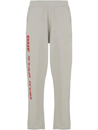 44 Label Group cotton track pants - White